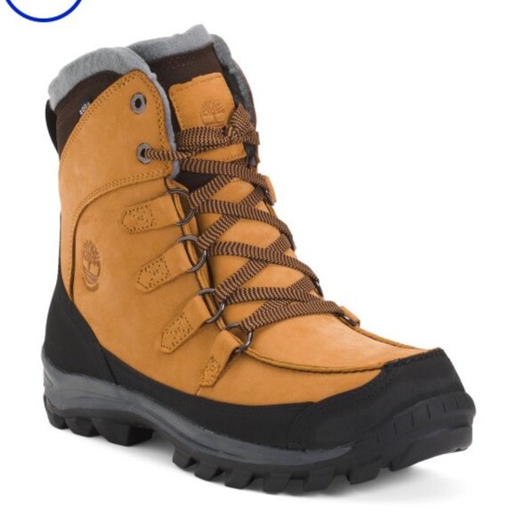 NewTimberland Men's Leather Chillberg Waterproof Hiking Boots